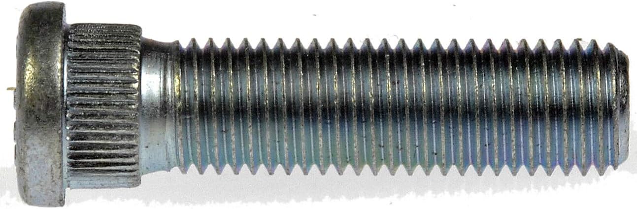 Dorman 610-445 Rear M12-1.50 Serrated Wheel Stud - 14.48 mm Knurl, 49.19 mm Length Compatible with Select Hyundai Models, 10 Pack (Made in USA)