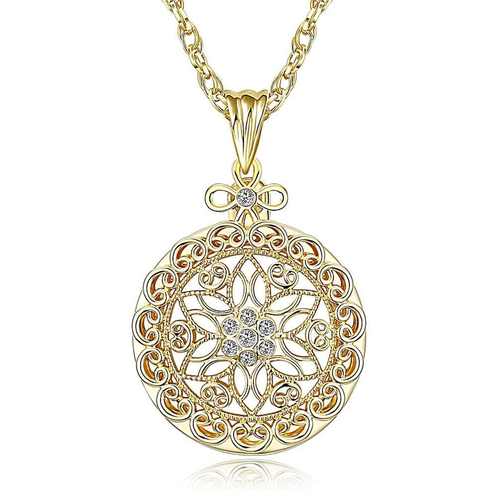 Lente d'Ingrandimento 2,5 Volte, Regalo Portatile, Collana, Ciondolo Decorativo per la Lettura, Lente d'Ingrandimento