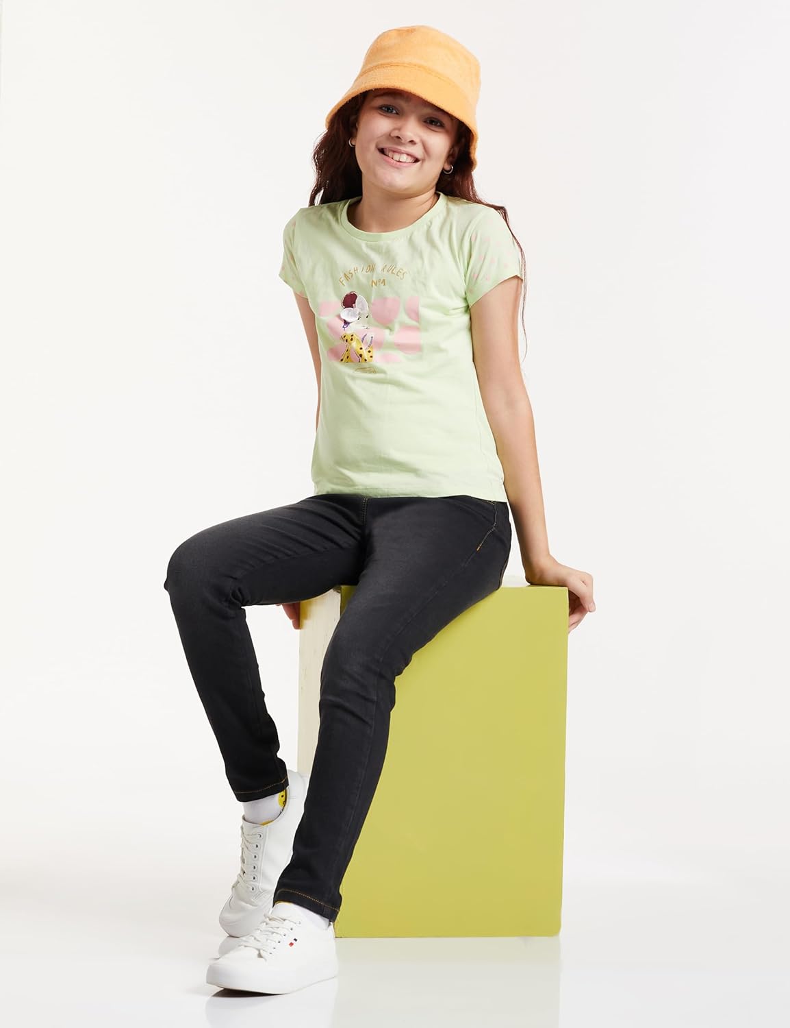 Diwali Sale Amazon Brand - Symbol Girls Cotton Rich Stretchable Jogger Jeans | Elasticated Waistband | Jeggings | Age 2-12 Years