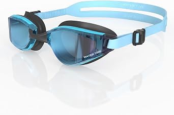 Racing Swim Goggles wiht Anti-Fog Adjustable Bridge