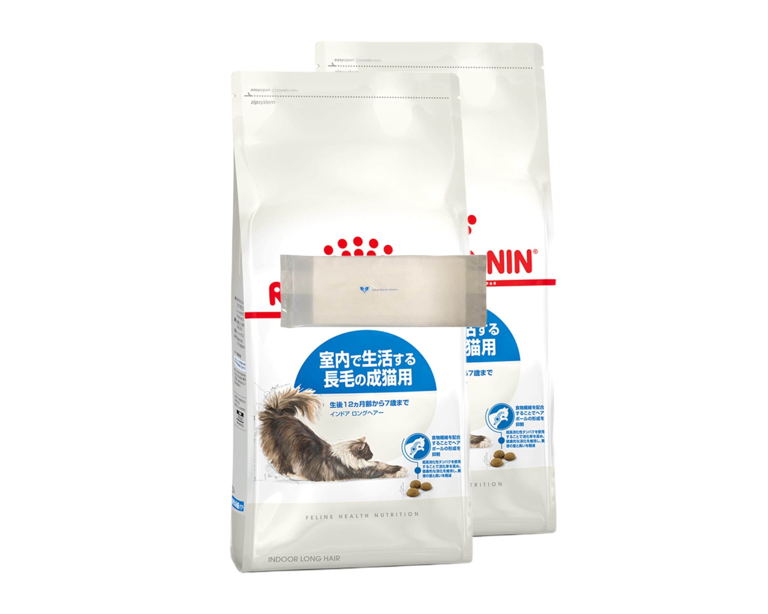 Amazon | ロイカナ FHN インドア ロングヘアー 猫用 400g×2個