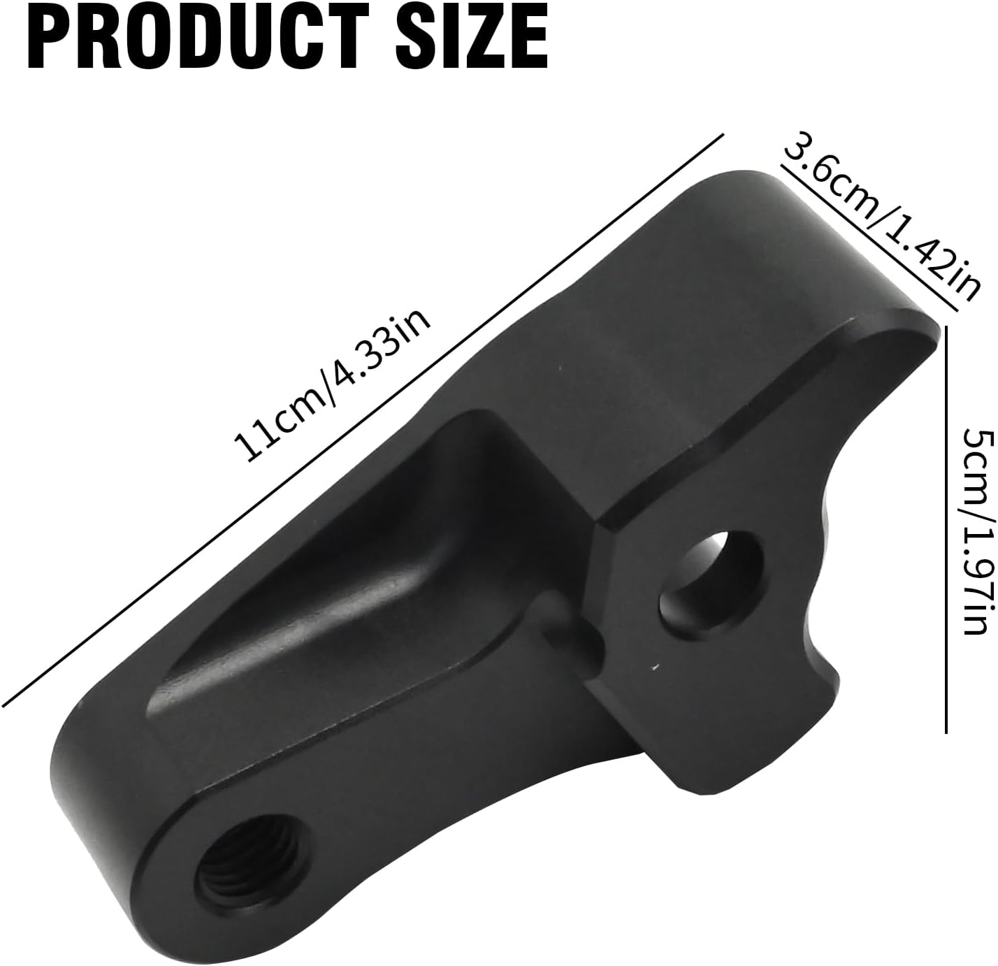 2 Inch Lowering Blocks Kit, Rear Slam Lowering Blocks Kit, Replacement for Harley Davidson Touring Street Glide 2002-2023
