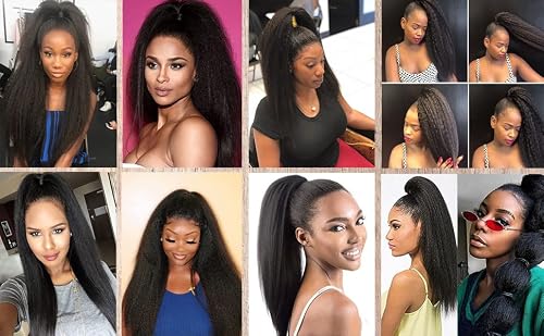 Kbeth Human Hair Ponytail Extensions Body Wave Curly Ponytail Wrap Drawstring Human Hair Body Wave Ponytails Natural Color Hairpiece With Clip In Binding Pony Tail (12 Inch, Body Wave) #TOP6