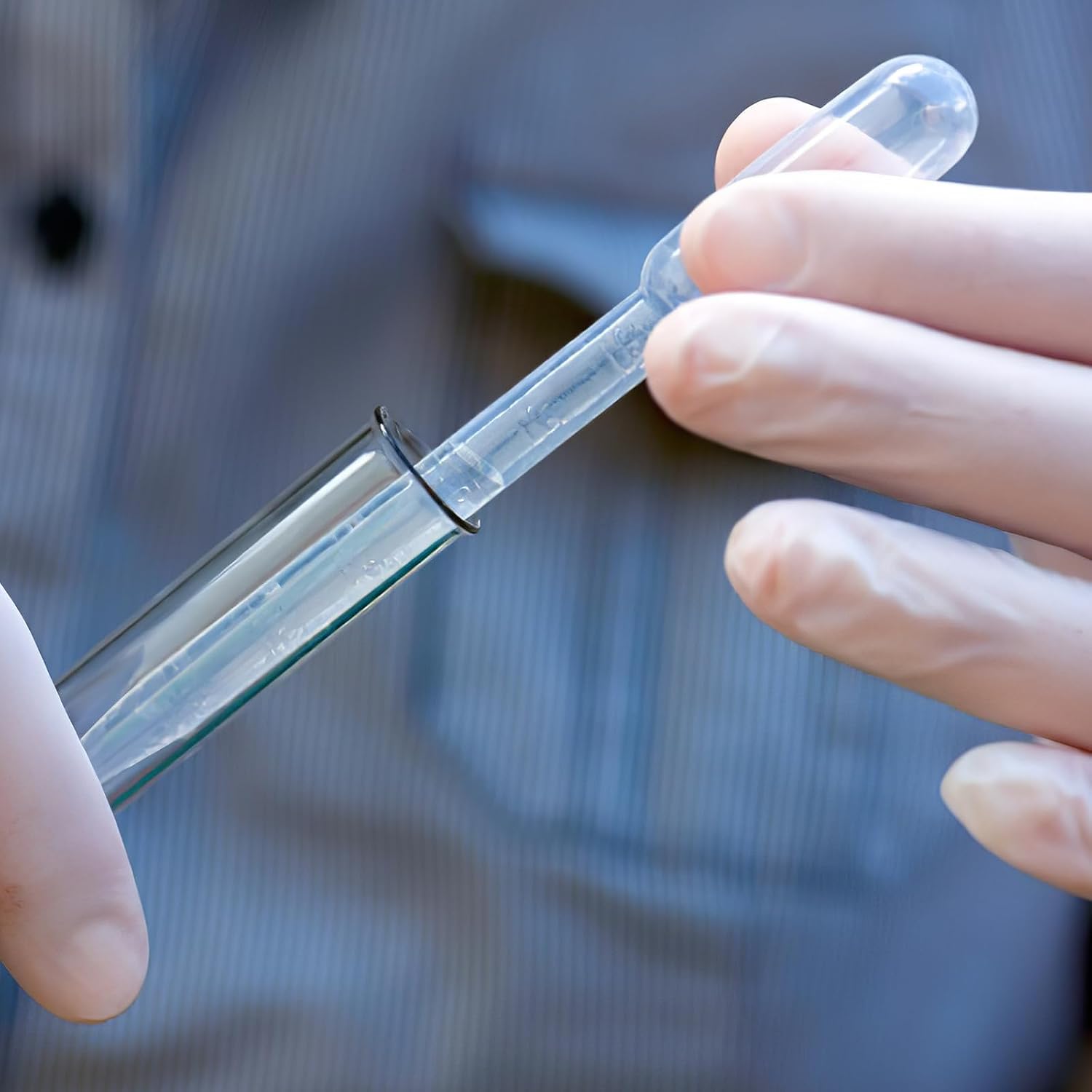 100pcs 3ml Graduated Transfer Pipettes Disposable Plastic Dropper for Laboratory Liquid, Essential Oils, Scientific and Use