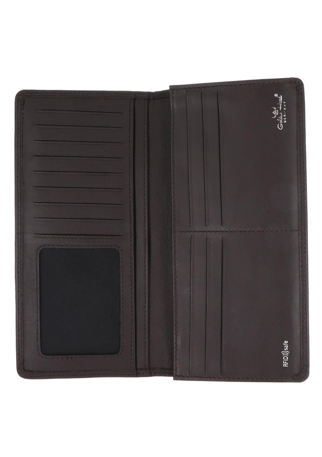 Golden Head RFID Protect Brieftasche mit RV 4042 Polo, Dunkelbraun, Taille unique, Klasyczny i elegancki