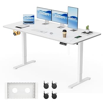 昇降式デスク 在宅ワーク 高さ無段階調節 ホワイト 幅80×奥行50cm Amazon.co.jp: 昇降式デスク 在宅ワーク PCデスク 高さ無段階