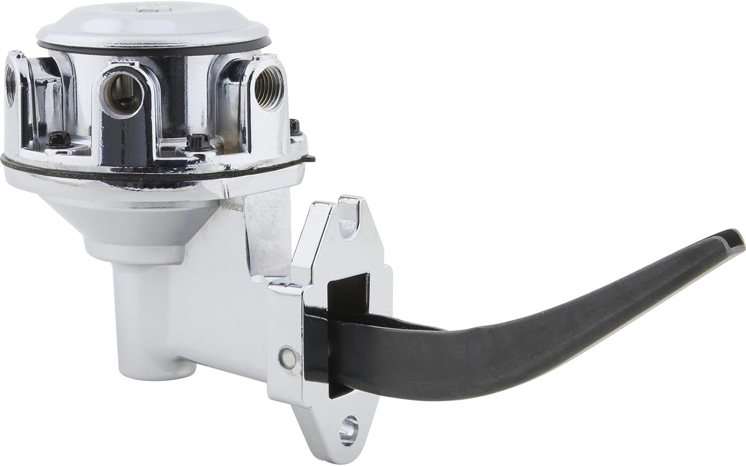 Speedway Motors Mechanical Fuel Pump Compatible with Oldsmobile 260-455 V8 Chrome Finish 80 GPH Free Flow 6 PSI Pressure Heavy Duty Two-Valve Design with Gaskets Included