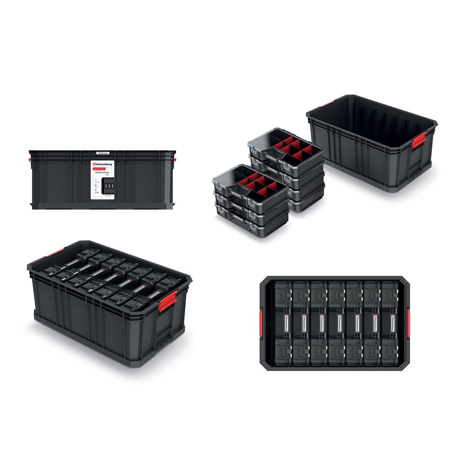 Kistenberg Modular Solution Organiser, Various Models (Box 52 x 32 x 21 cm + 7 Organisers)