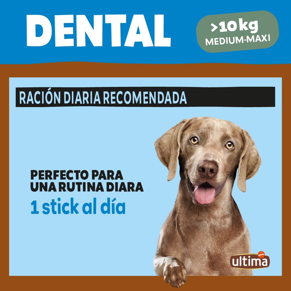 Ultima Snacks para Perros Medianos y Grandes Dental Sticks 13 x 180g