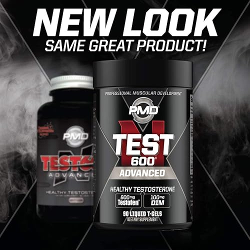 Miniatura 8 de PMD Sports N-TEST 600 Advanced Testosterona Plus Óxido Nítrico Booster para hombres  Fuerte y potente con testofeno clínicamente estudiado