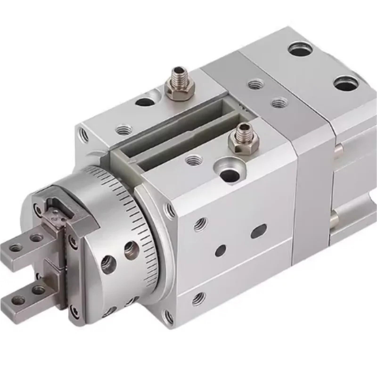 Jwseo Mrhq10d-180S-N Mrhq Series Rotary Swing Finger Cylinder Gripper Mrhq10d-90S-N/Mrhq16d-90S-N/Mrhq20d-180S-N/Mrhq25d-180S-N Pneumatic Actuator(Mrhq10d-180S-N)