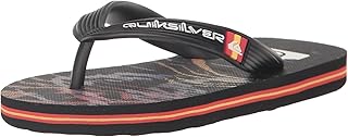 Quiksilver boys Quiksilver Boy's Molokai Art Flip Flop YouthFlip-Flop