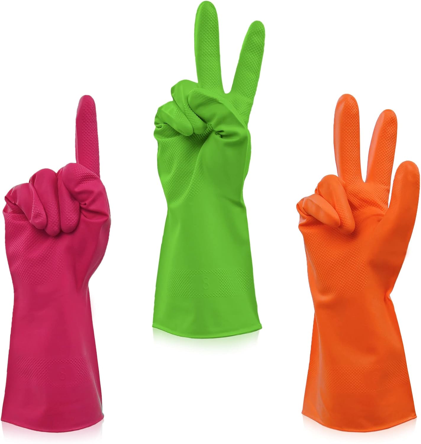 amazon rubber gloves medium