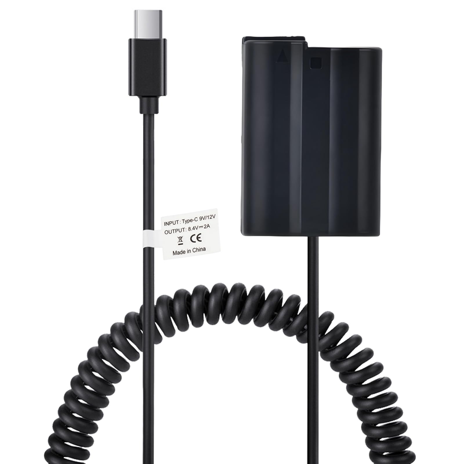 TAVT EN-EL15 EN-EL15C Dummy Akku für Nikon Z5, Z6, Z7, D750, D810, D800, D7500, D7200, D7100, D850, D7000