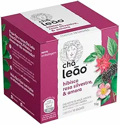 Leão Cha Leao Hibisco Rosa Silvestre E Amora