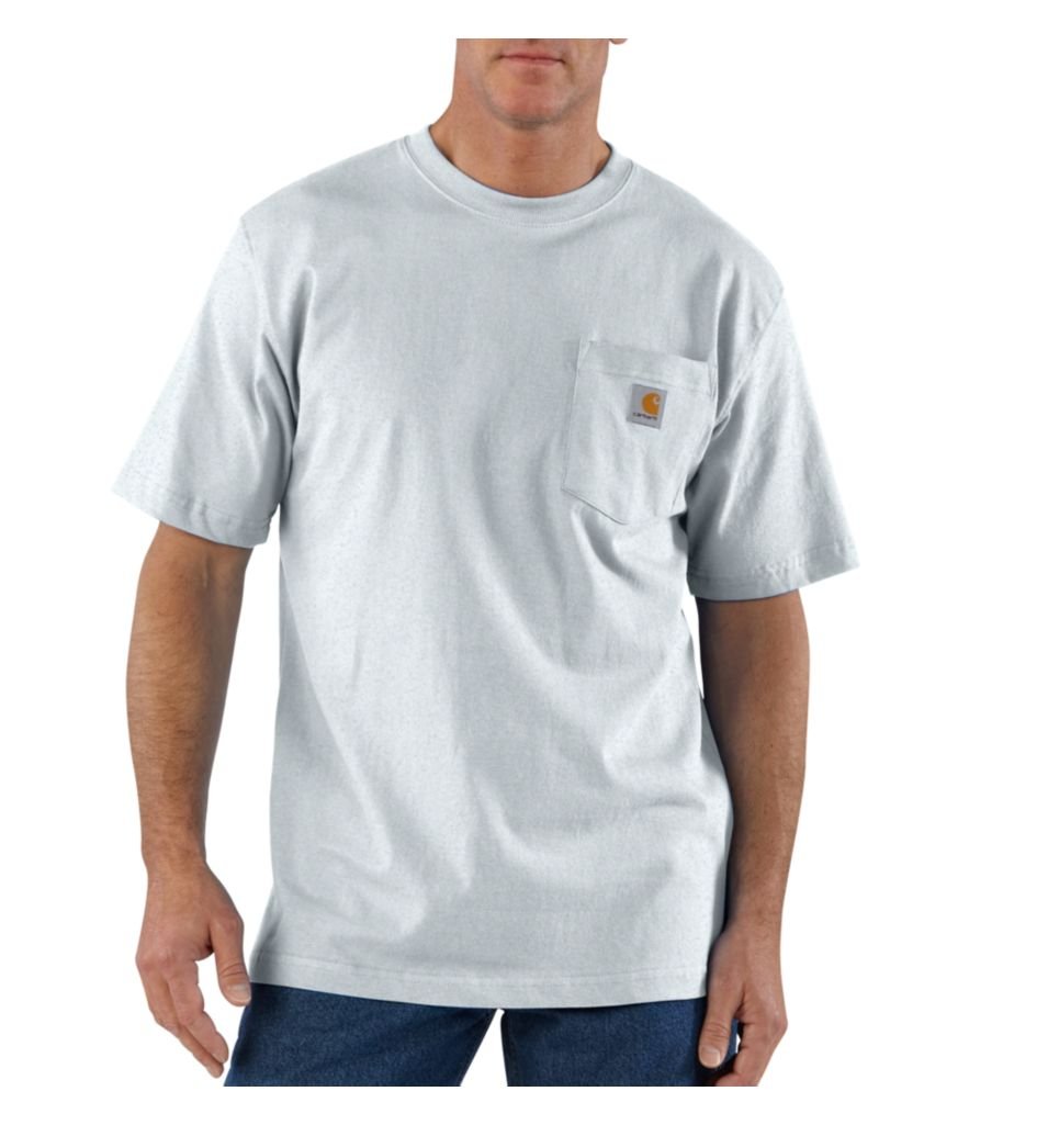 Carhartt Mens Loose Fit Heavyweight Short-Sleeve Pocket T-Shirt (Also Available in Big & Tall) CloseoutWork Utility T-Shirt — view 60