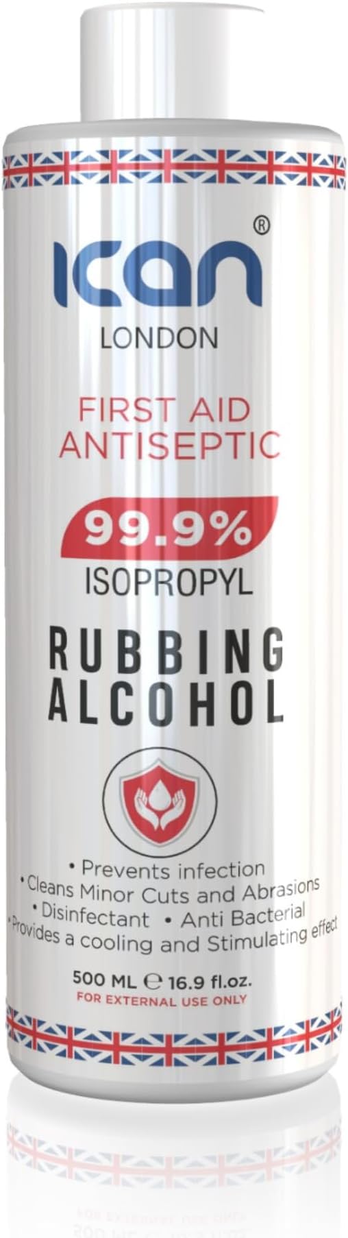 isopropyl rubbing alcohol 99.9% first aid antiseptic disinfectant 500ml
