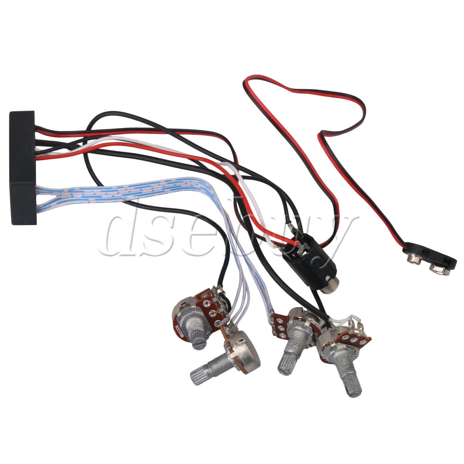 2 Band EQ Preamp Circuit for Active Bass Pickup/Amplifying Circuit