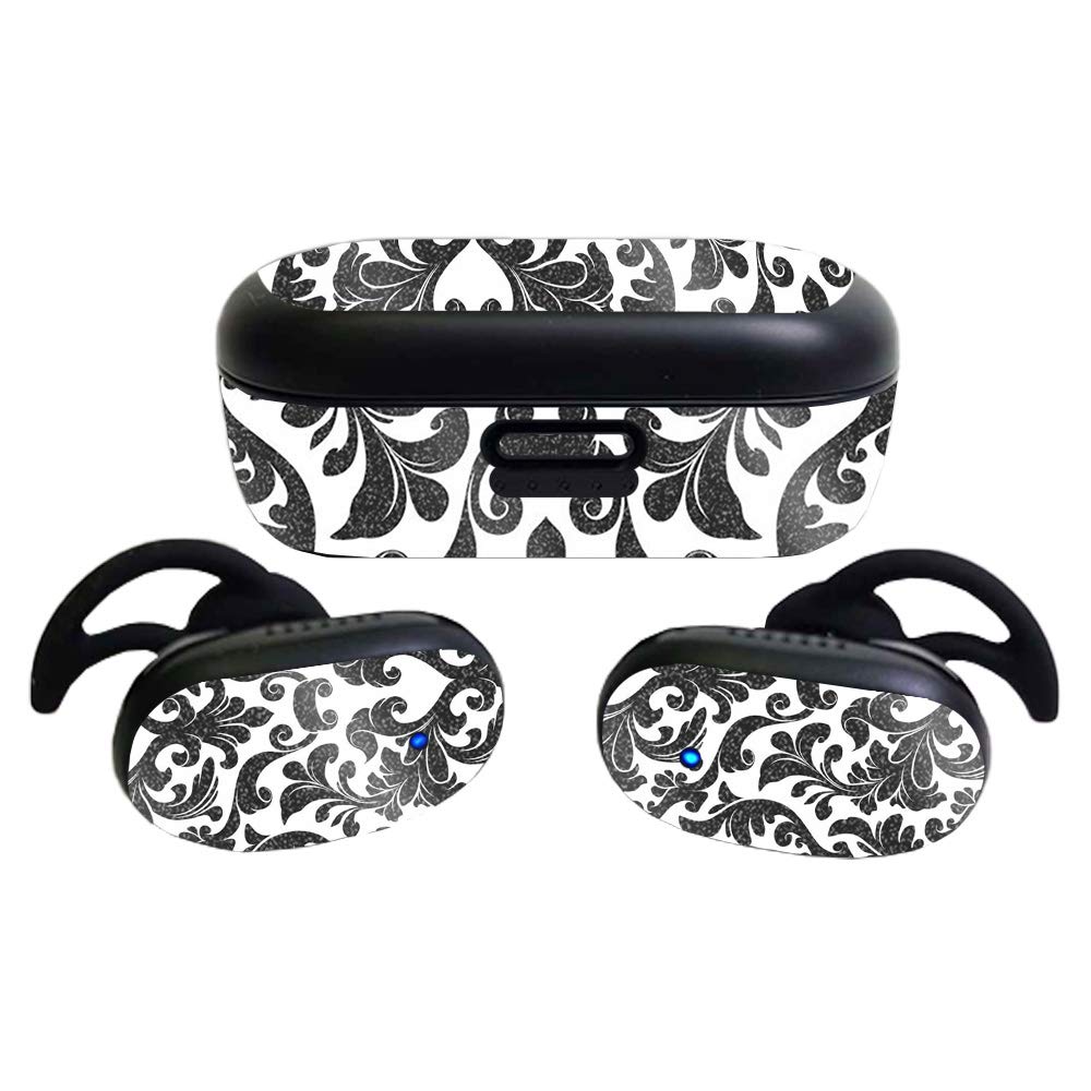 MightySkins Glossy Glitter Skin Compatible with Bose QuietComfort Earbuds (2020)