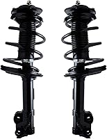 Vista 1845 de Detroit Axle - Kit de suspensión delantera de 10 piezas para Chevy Aveo Aveo5 Pontiac G3 Wave 2 Ready Struts Assembly 2 Enlaces de barra