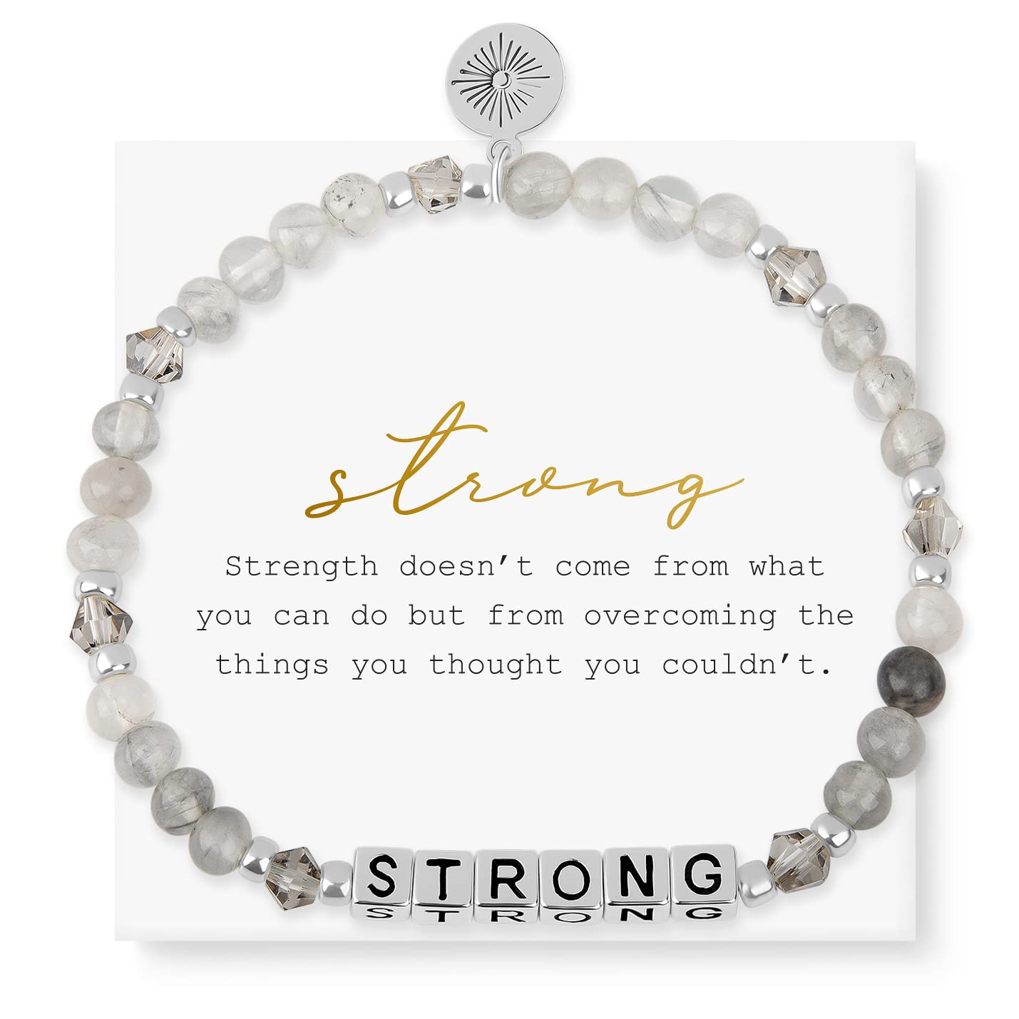 INSPIRED VOICESInspirational Bracelets for Women - Motivational Bracelets, Inspirational Jewelry, Beaded Stretch Bracelets and Encouragement Gifts for Women