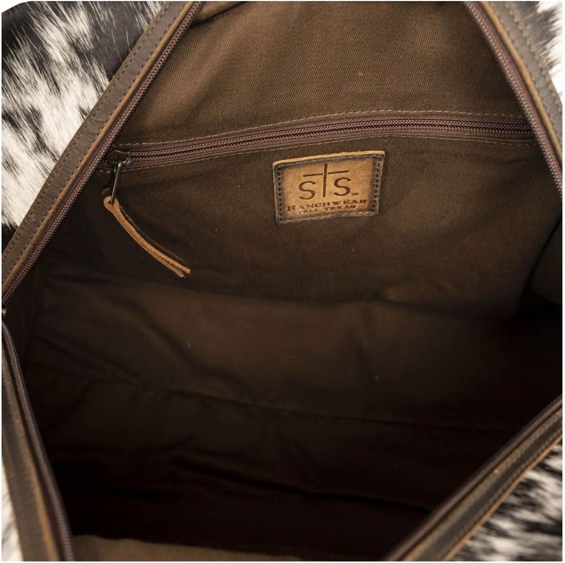 STS Ranchwear Womens Cowhide Tan Leather Carry-On Bag