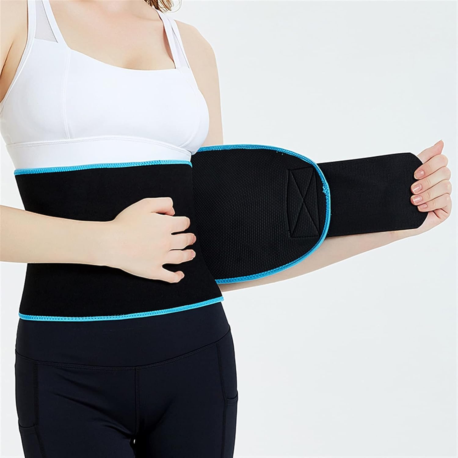 Waist Support Belt Back Waist Trainer Trimmer Belt Gym Waist Protector Weight Lifting Sports Body Shaper Corset (Color : Yellow, Size : S)