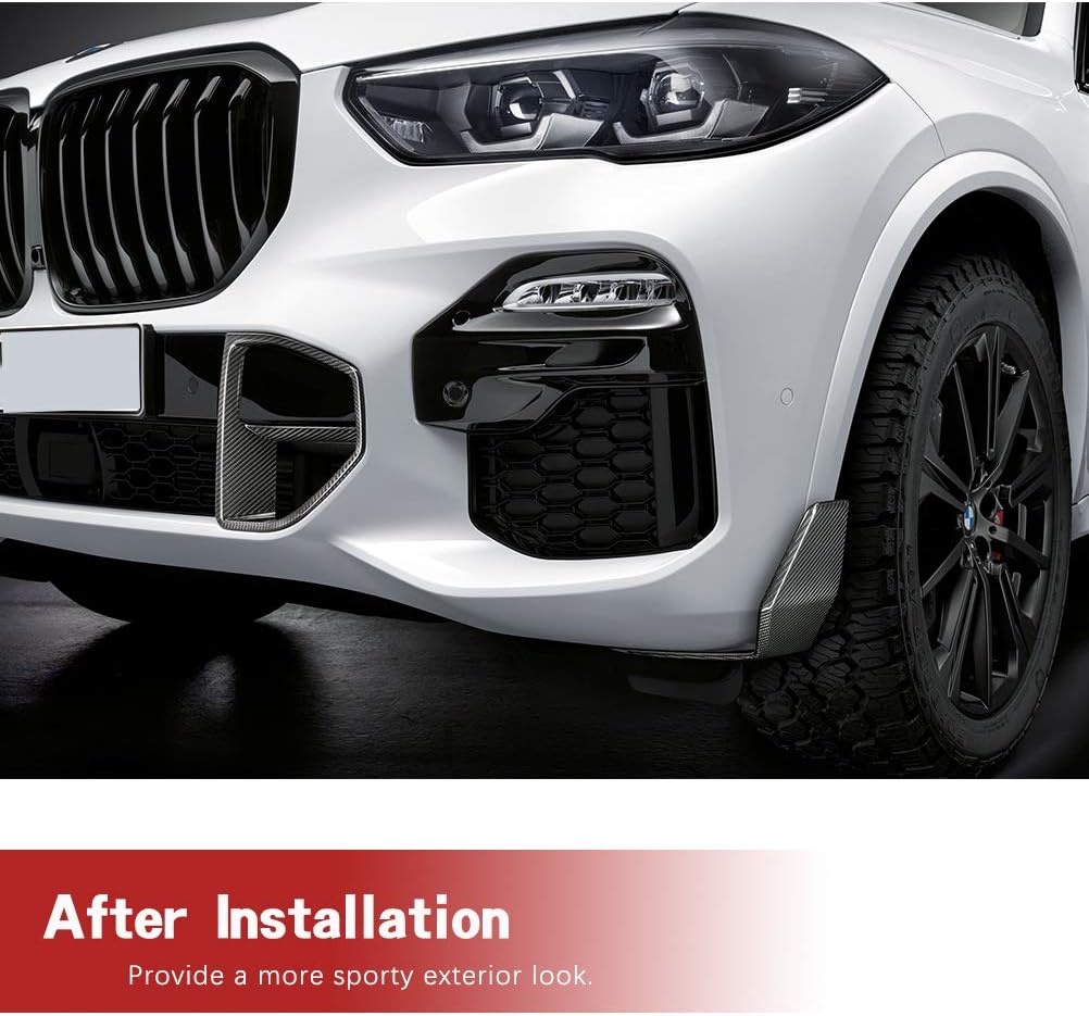 Carbon Fiber Splitter for BMW X5 G05 xDrive40i xDrive50i xDrive30d M50d M Sport SUV 2019+ Front Bumper Lip Splitter Winglets Canards Protector Body Kits Factory Outlet