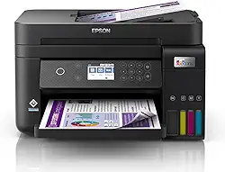 EPSON Multifuncional EcoTank L6270 - Tanque de Tinta Colorida, Wi-Fi Direct, Ethernet, Frente e Verso Automático, ADF, Bivolt, Preto