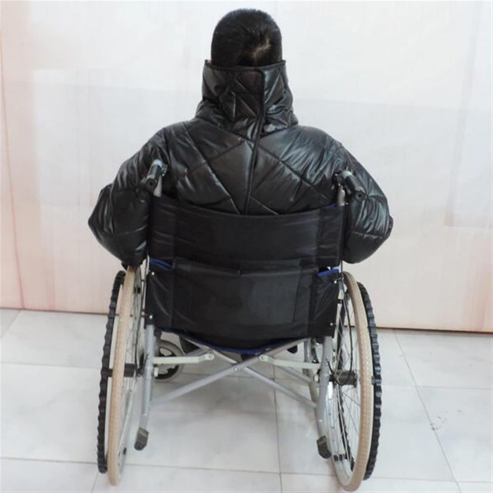 Manta térmica para Silla de Ruedas, Impermeable, con Forro Polar, cálida y Resistente al Viento, Universal para Invierno.