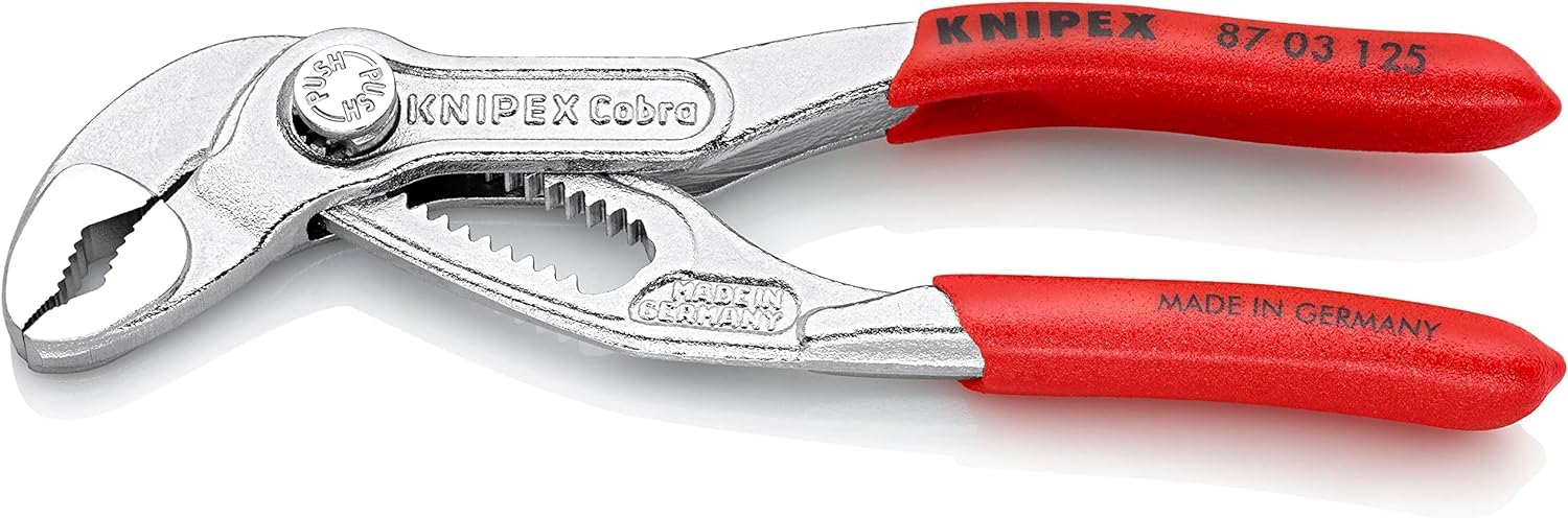 Knipex 87 26 250 T BK Cobra® VDE Waterpomptang 250 mm Knipex 87 26 250 T BK Cobra® VDE Waterpomptang 250 mm
