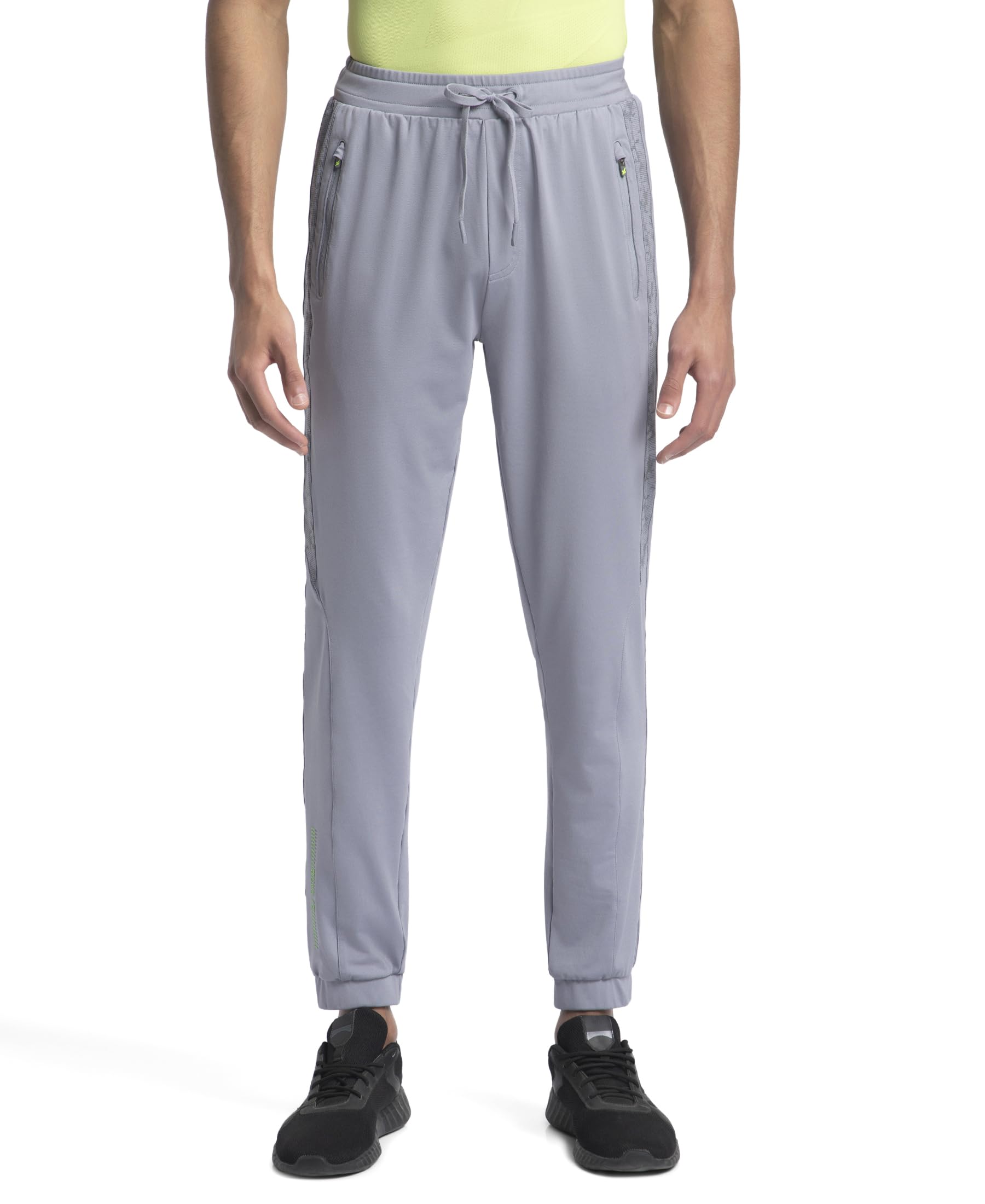 jockey MV12 Men's Microfiber Elastane Stretch Slim Fit Mid Rise Active Wear Joggers with Zipper Pockets and Stay Dry Treatment-picture-32