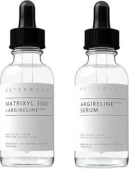 Asterwood Matrixyl 3000 & Argireline Serum 1 oz + Argireline Peptide Serum 1 oz