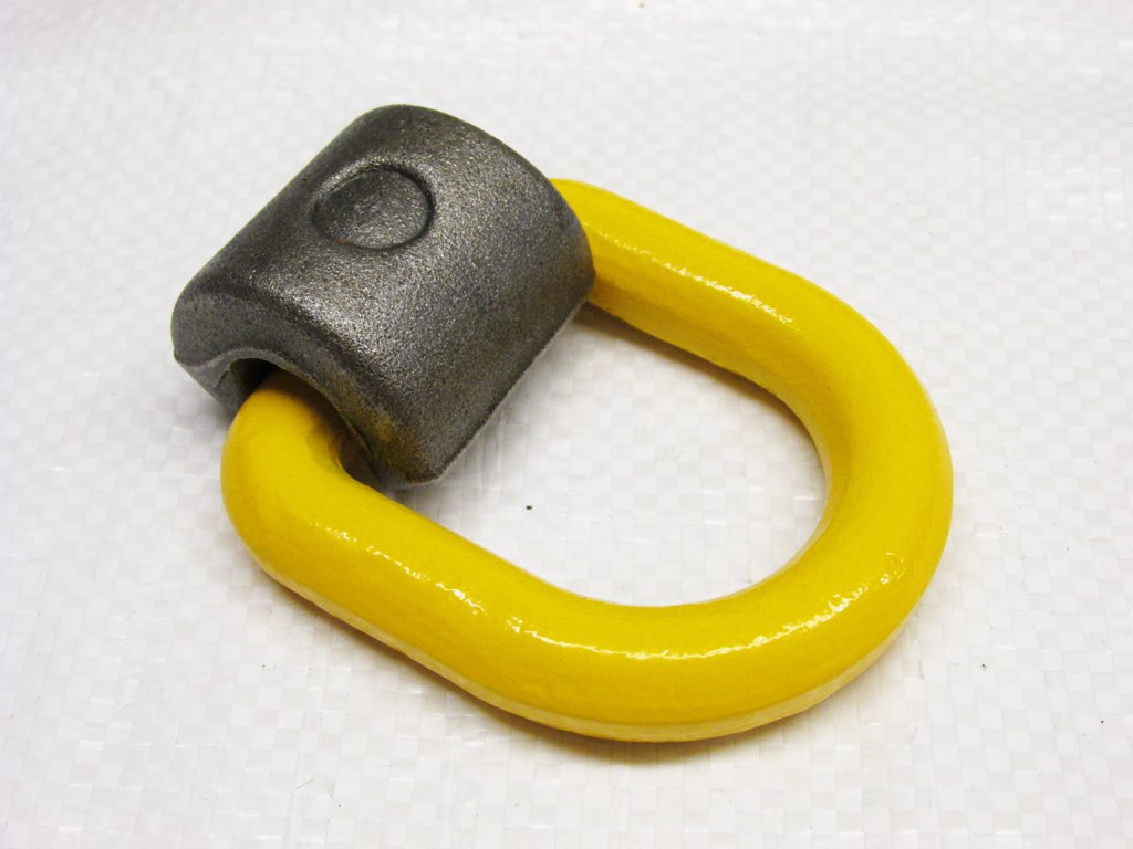Weld On Lifting Lashing Point 1 Ton - 15 Ton (Grade 80 Eye Spring Deck Plate G80) (1 Ton Safe Working Load)