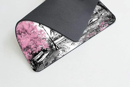 Miniatura 3 de Alfombrilla de mouse de torre Eiffel, alfombrilla de mouse personalizada con base de goma antideslizante para computadoras, portátiles, accesorios