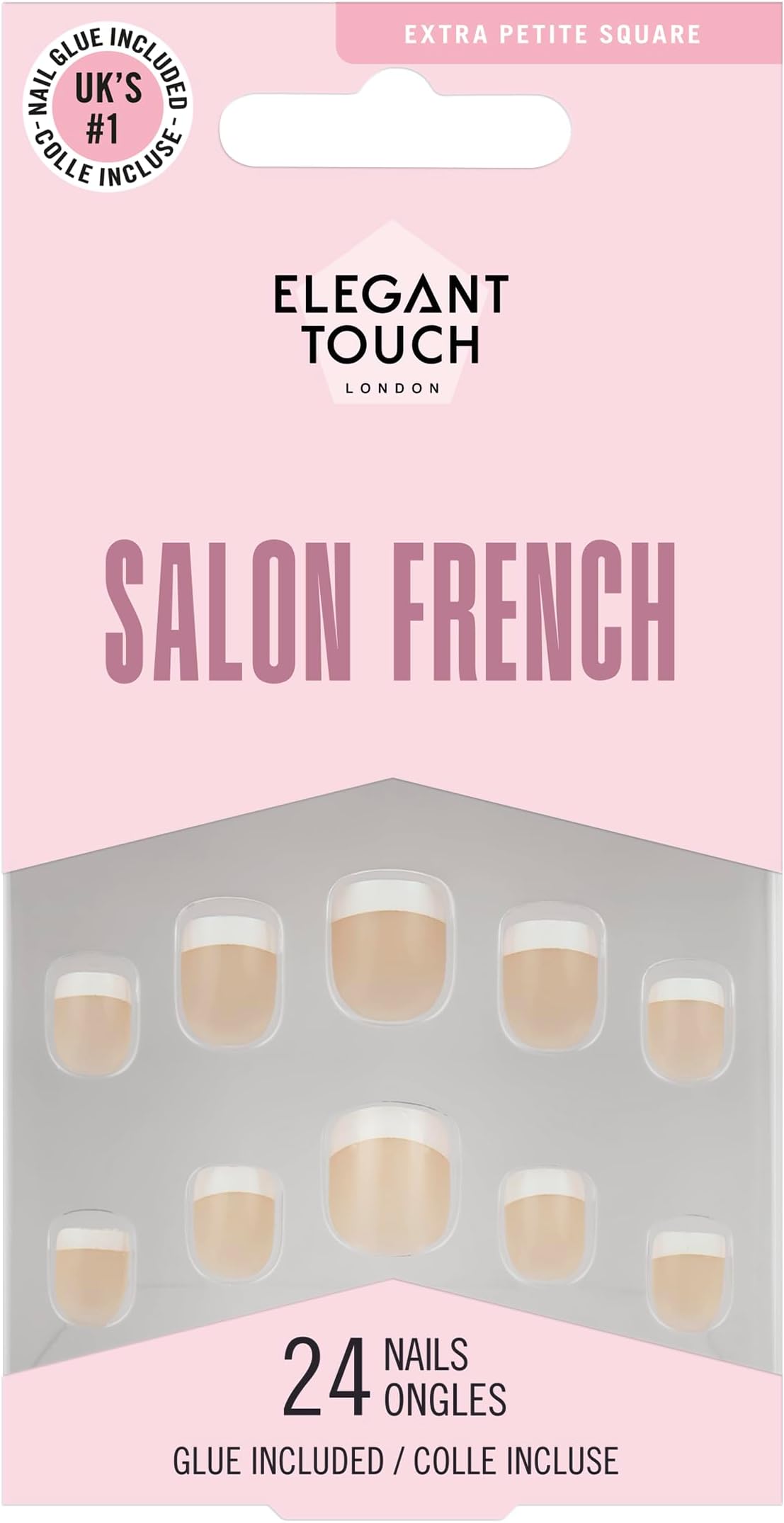 Elegant Touch French Nails 144