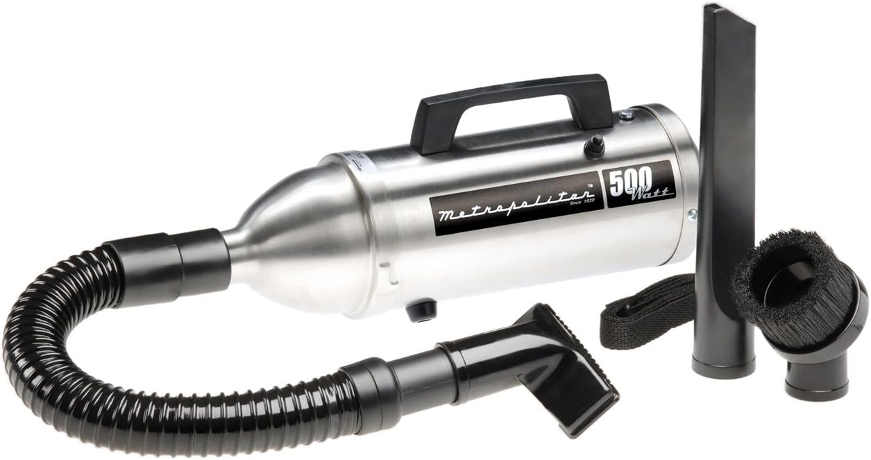 Crаzу Dеаlѕ Metro Vacuum VM6SB500T MetroProfessionals 500 Watt 120-Volt Stainless Steel Look Hand Vac with Turbine Brush and Accessories