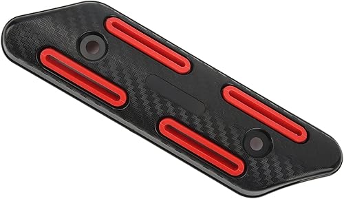 Miniatura 5 de Protector térmico de tubería, protector térmico universal para scooters para motocicletas (rojo)