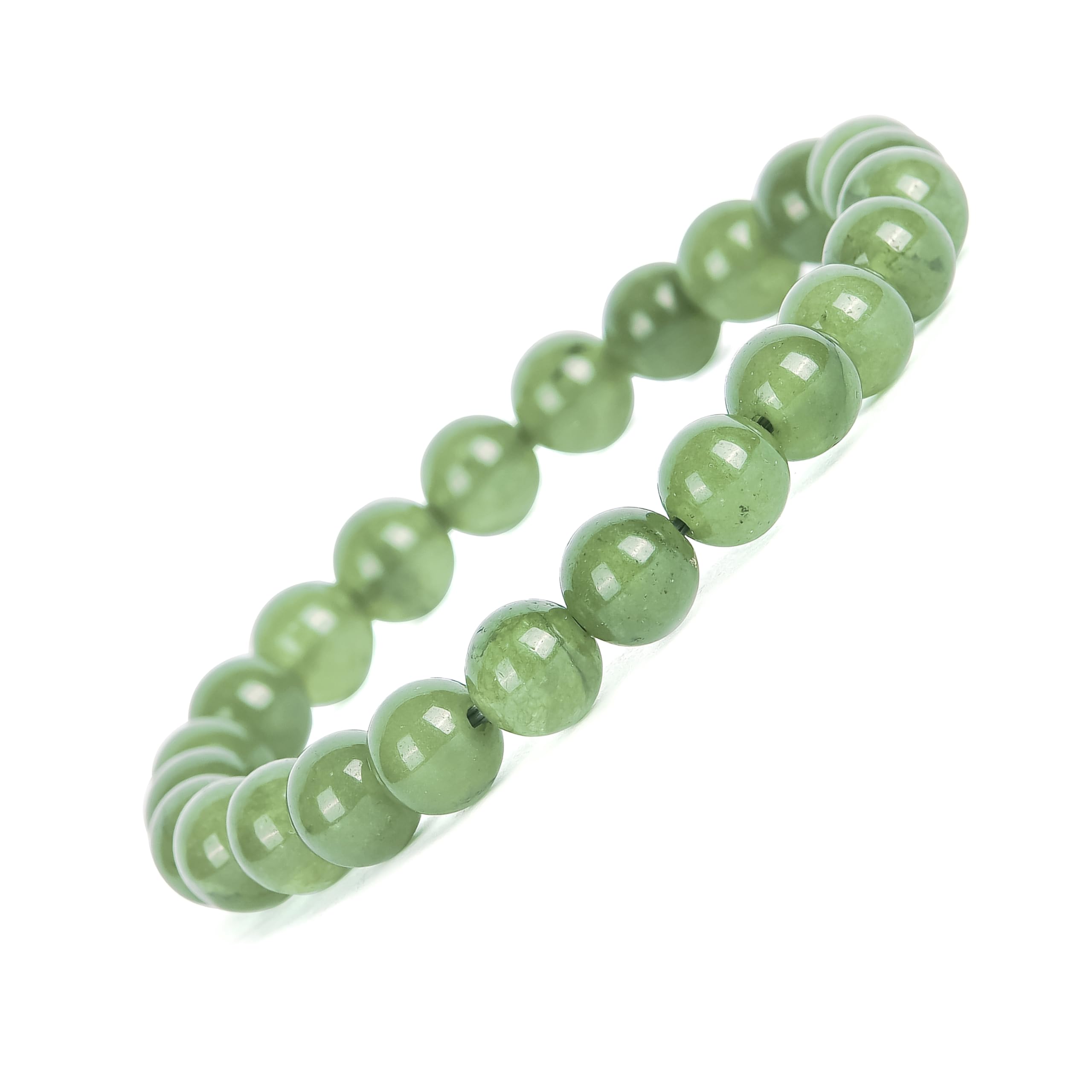 GEMSMANTRA Natural Green Aventurine Bracelet for Men Women | Lab Certified 8mm Round Cut Beads Stretchable Elastic Bracelet for Gifting | Reiki Healing Crystal Stone Bracelet for Luck and Prosperity (B0CHF9WWDT) Amazon Price History, Amazon Price Tracker