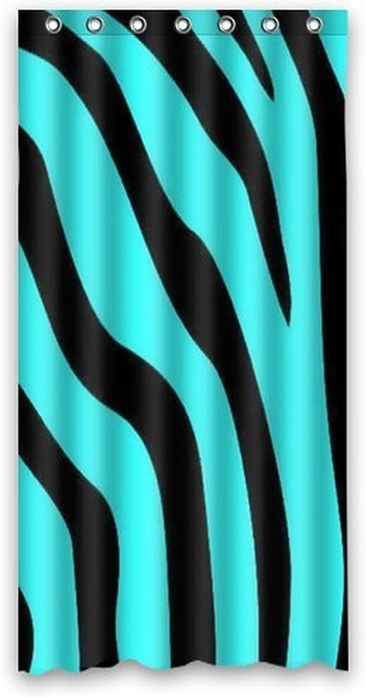 Custom Fashion Leopard Design Polyester Fabric Window Curtains Drape/Panels/Treatment 52 X 84 Inch (One Piece) for Living Room