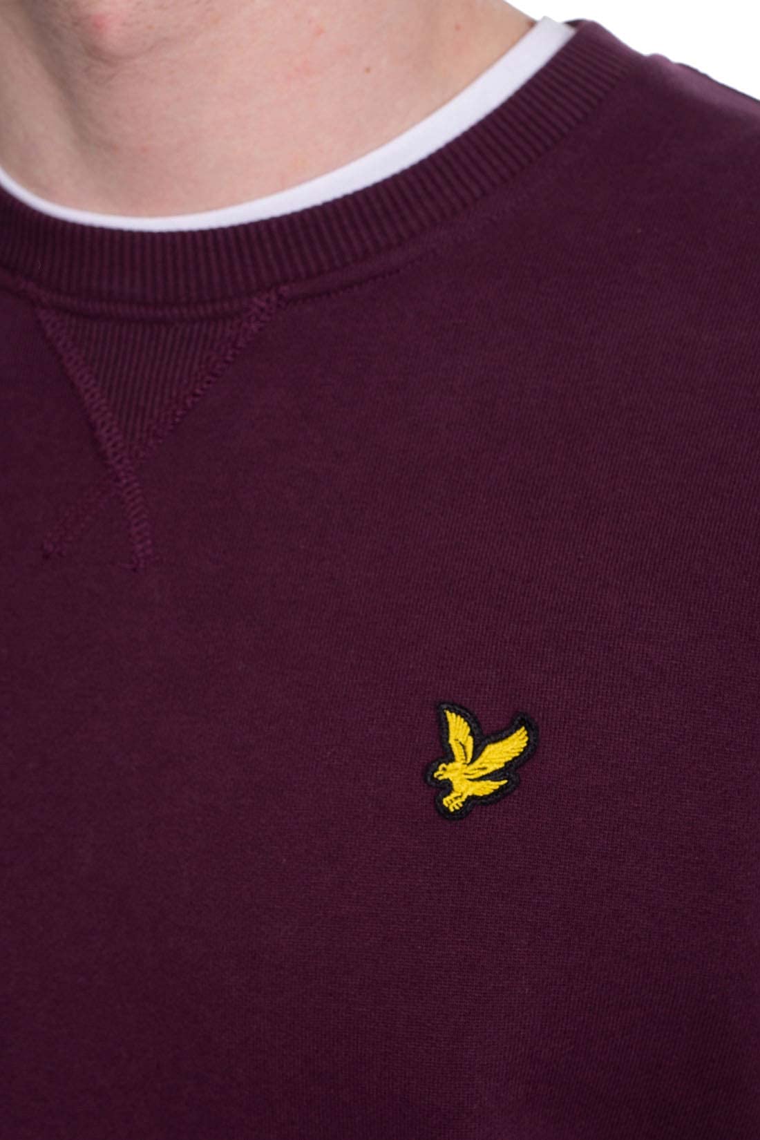 Lyle & Scott Felpa Cappuccio Ml1139V W904 Panna