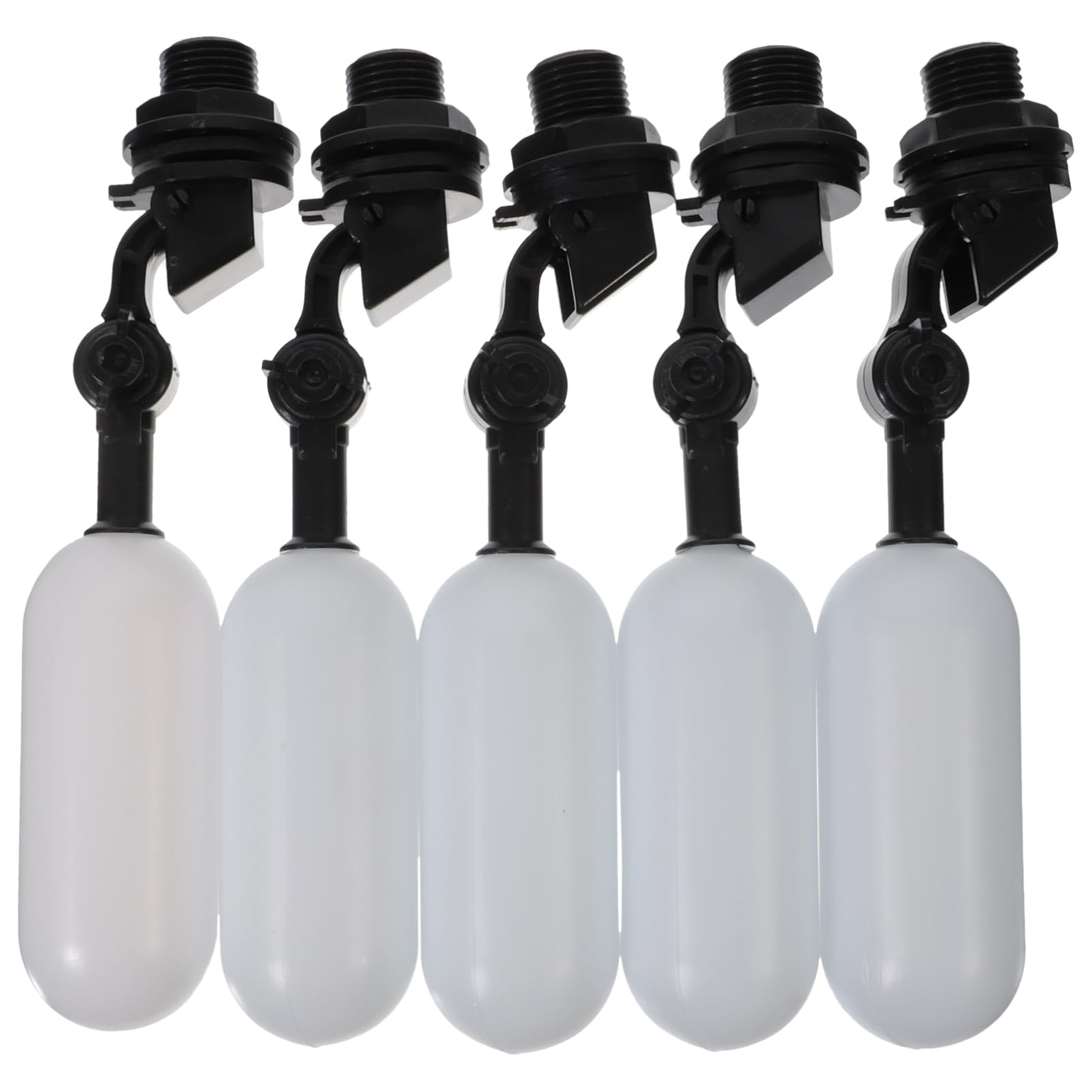 DECHOUS 5Pcs Mini Auto Refill Water Float Ball Valve for Humidifier Aquarium White Water Level Control for Tanks Ice Makers