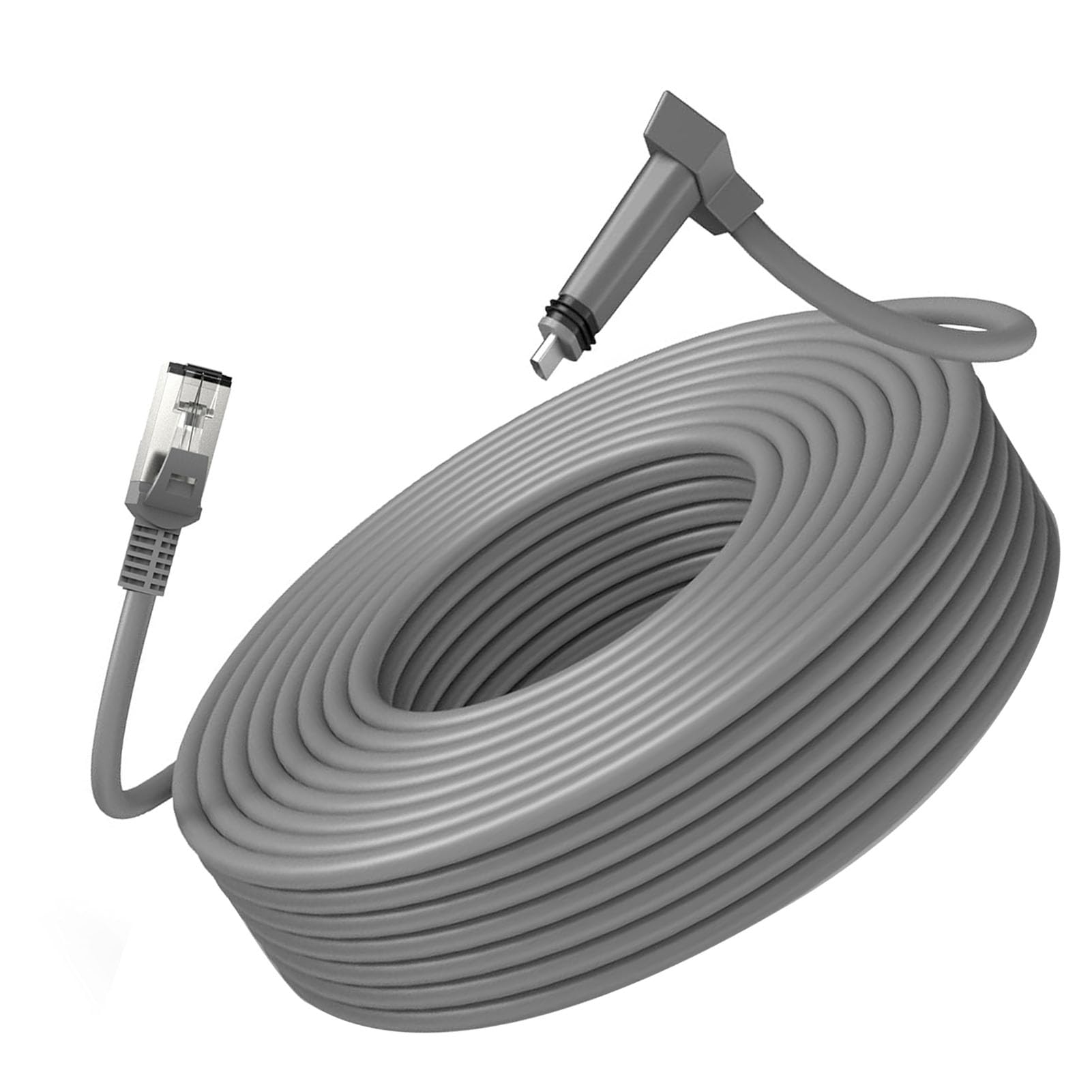 Cavo satellitare RJ45 maschio, cavo di prolunga sostitutivo impermeabile per generazione 2, 30 piedi/9,2 metri (150 piedi/46 metri)