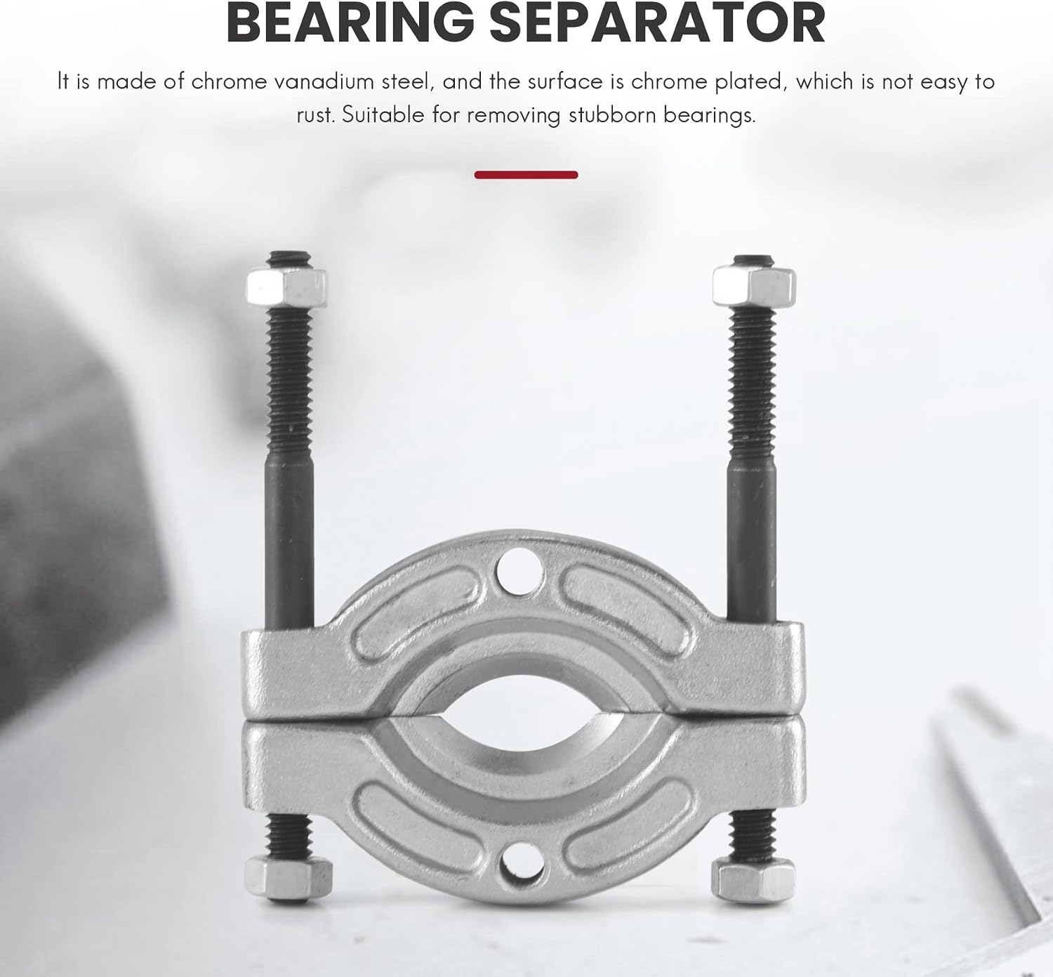 1 Inch Bearing Separator 10mm-30mm Small Bearing Splitter Bearing Puller Bearing Separator Remover Tool Bearing Puller Silver