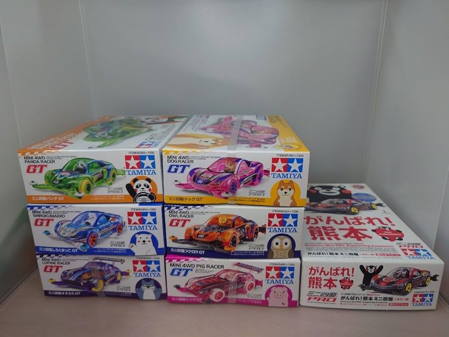 Amazon | ミニ四駆 アニマルGT6種＋くまモンパステルブルーシャーシ 通販