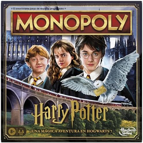 Hasbro Gaming Monopoly Harry Potter, Juego de Mesa, Diversión con...