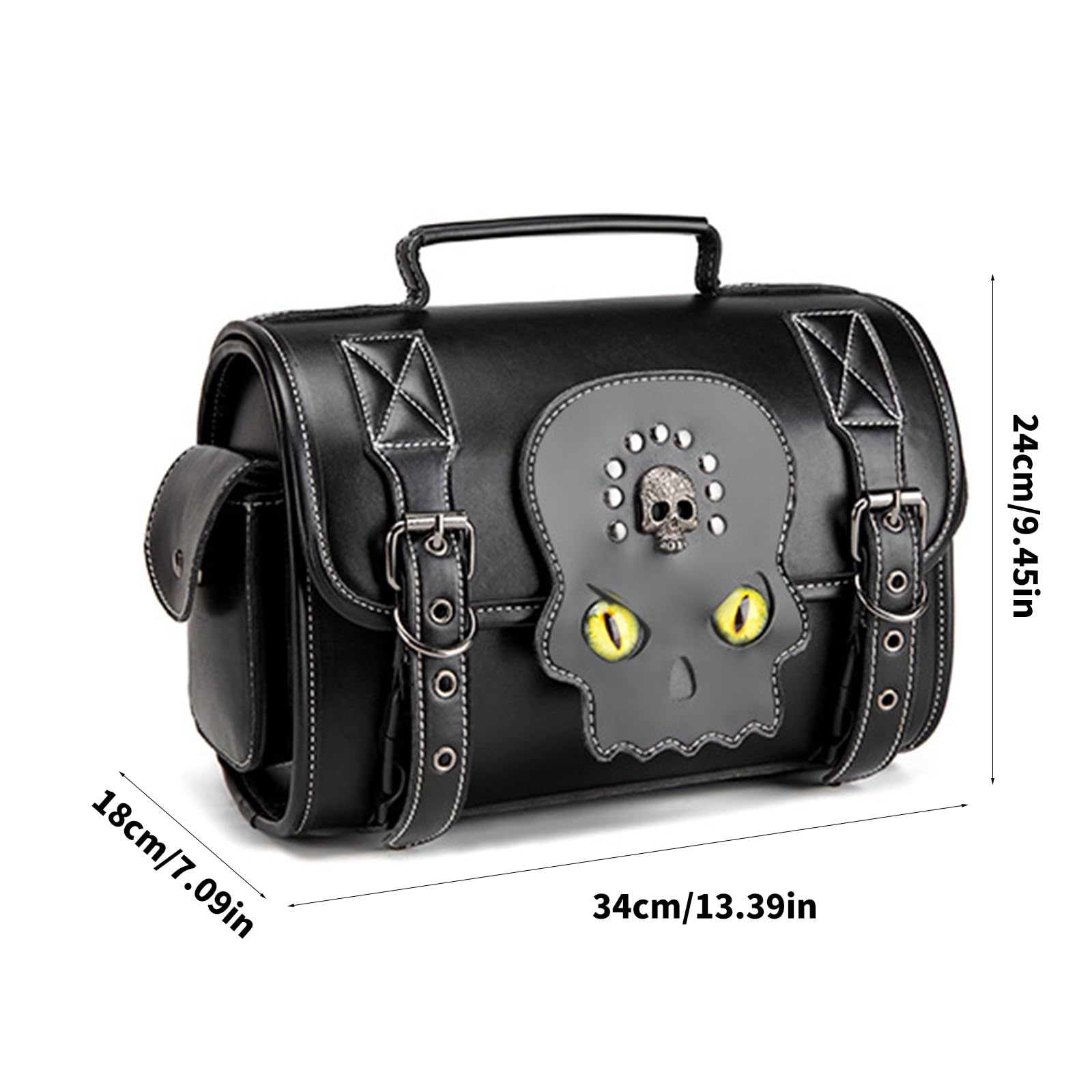 Stilvolle Zubehörtasche Mit Funktionalen Fächern Vintage Tasche Bequem Zu Tragende Satteltasche Pendler Zubehör