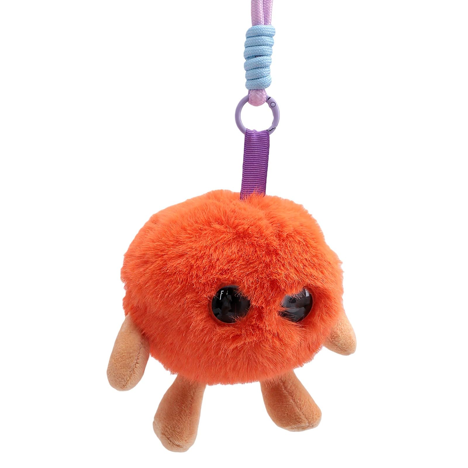 VBESTLIFE Animale di Peluche Intelligente AI, Peluche Educativo Interattivo con Clonazione Vocale, Occhi Emotivi, Conversazione in Tempo Reale in 66 Lingue per Bambini (ORANGE)