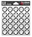 Award Decals Paw (White on Black)