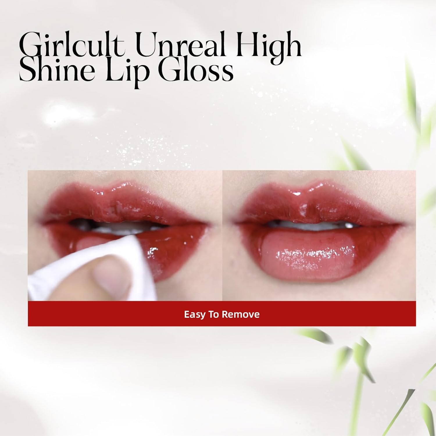 GIRLCULT Glass Shine Lip Gloss – Non-Sticky Hydrating Lip Stain with High-Shine Glossy Finish, Long-Lasting Lightweight Formula, Moisturizing & Comfortable Wear for Plump Lips (J79) - Image 5
